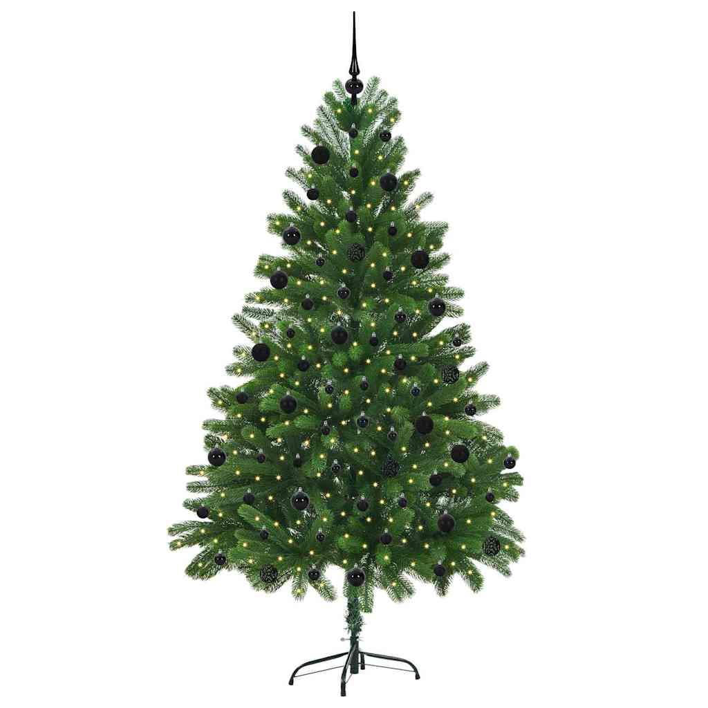 Sapin de Noël avec 300 LED avec support Vert 210 cm PE - XIOS