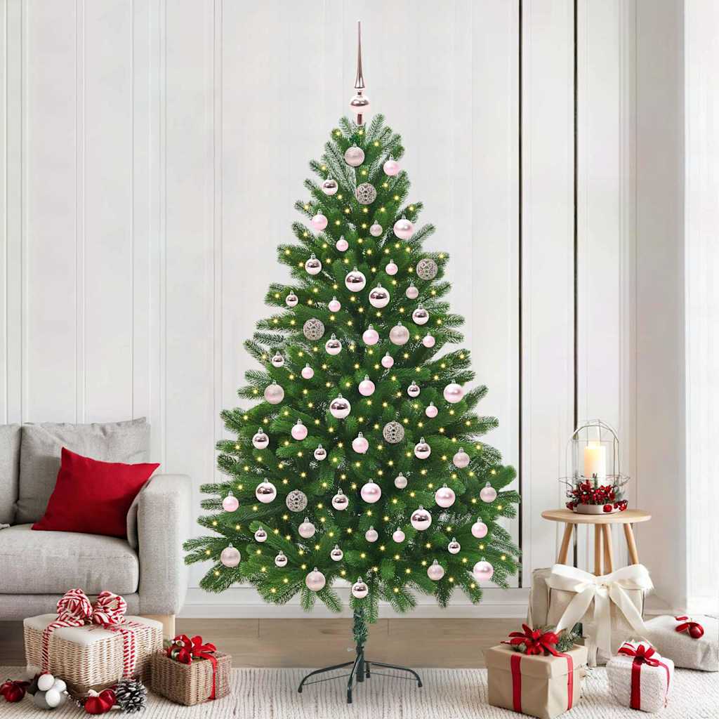 Sapin de Noël avec 300 LED avec support Vert 210 cm PE - XIOS