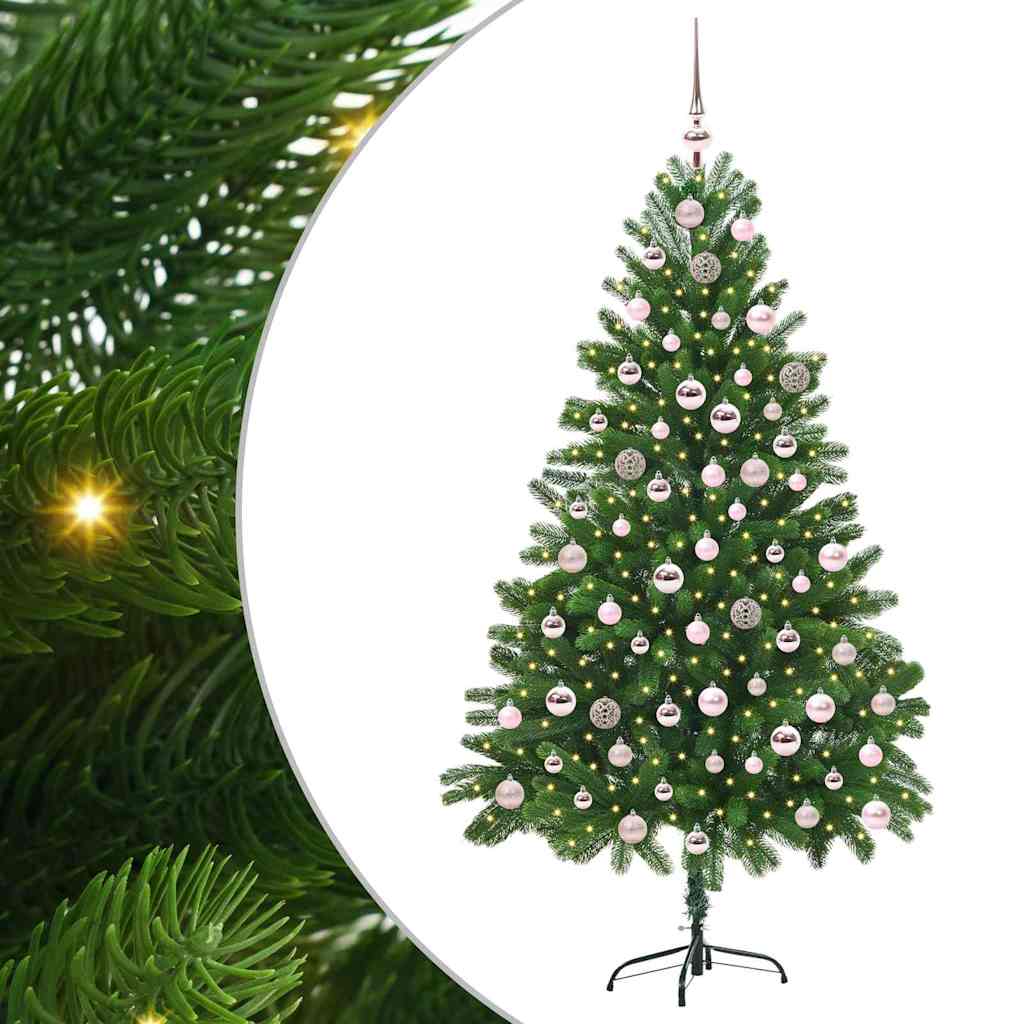Sapin de Noël avec 300 LED avec support Vert 210 cm PE - XIOS