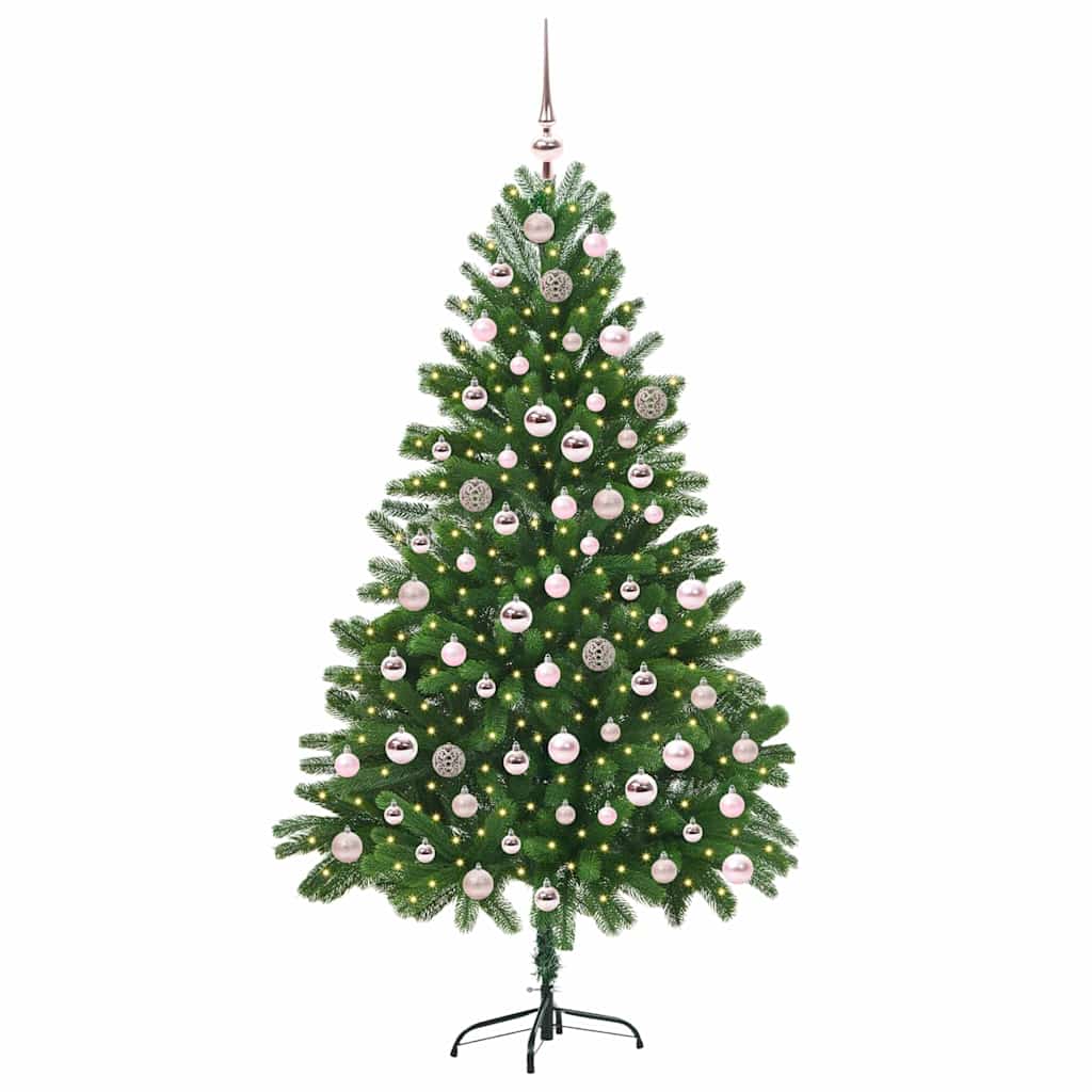 Sapin de Noël avec 300 LED avec support Vert 210 cm PE - XIOS