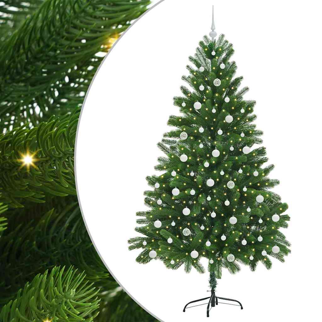 Sapin de Noël avec 300 LED avec support Vert 210 cm PE - XIOS