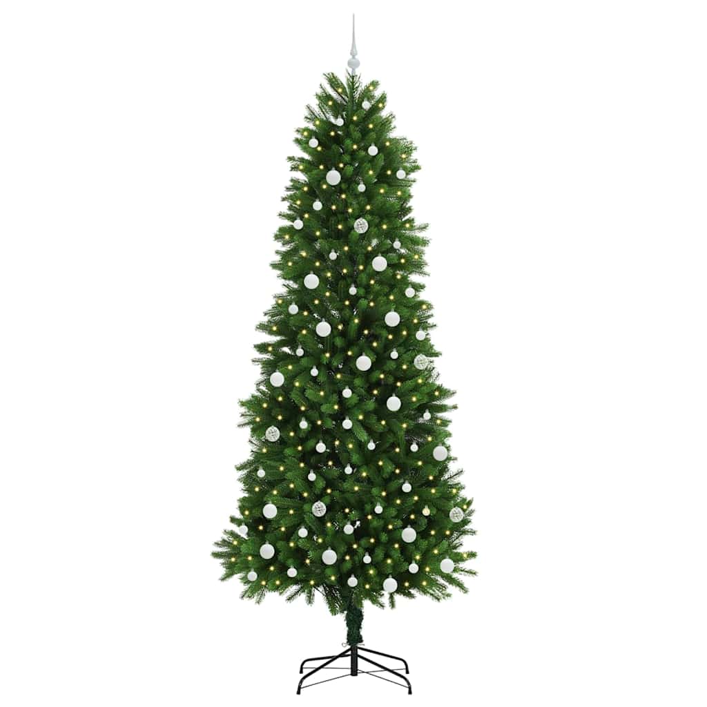 Sapin de Noël avec 300 LED avec support Vert 240 cm PE - XIOS