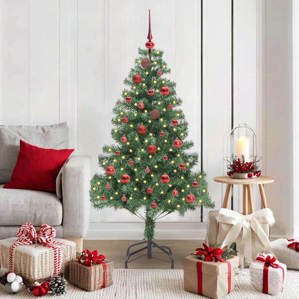 Sapin de Noël avec 150 LED avec support Vert 150 cm PVC - XIOS