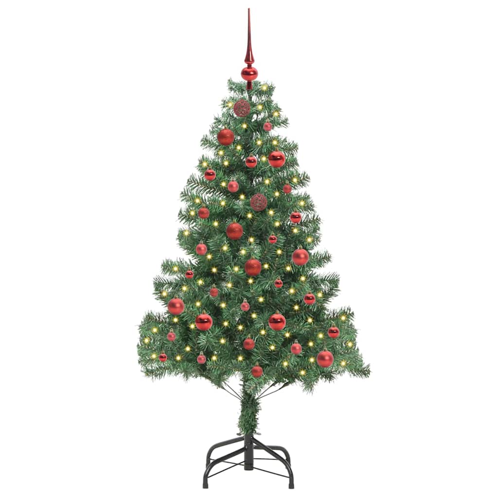 Sapin de Noël avec 150 LED avec support Vert 150 cm PVC - XIOS