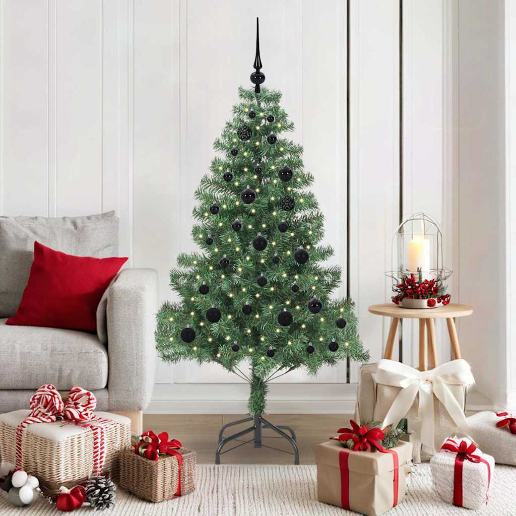 Sapin de Noël avec 150 LED avec support Vert 150 cm PVC - XIOS