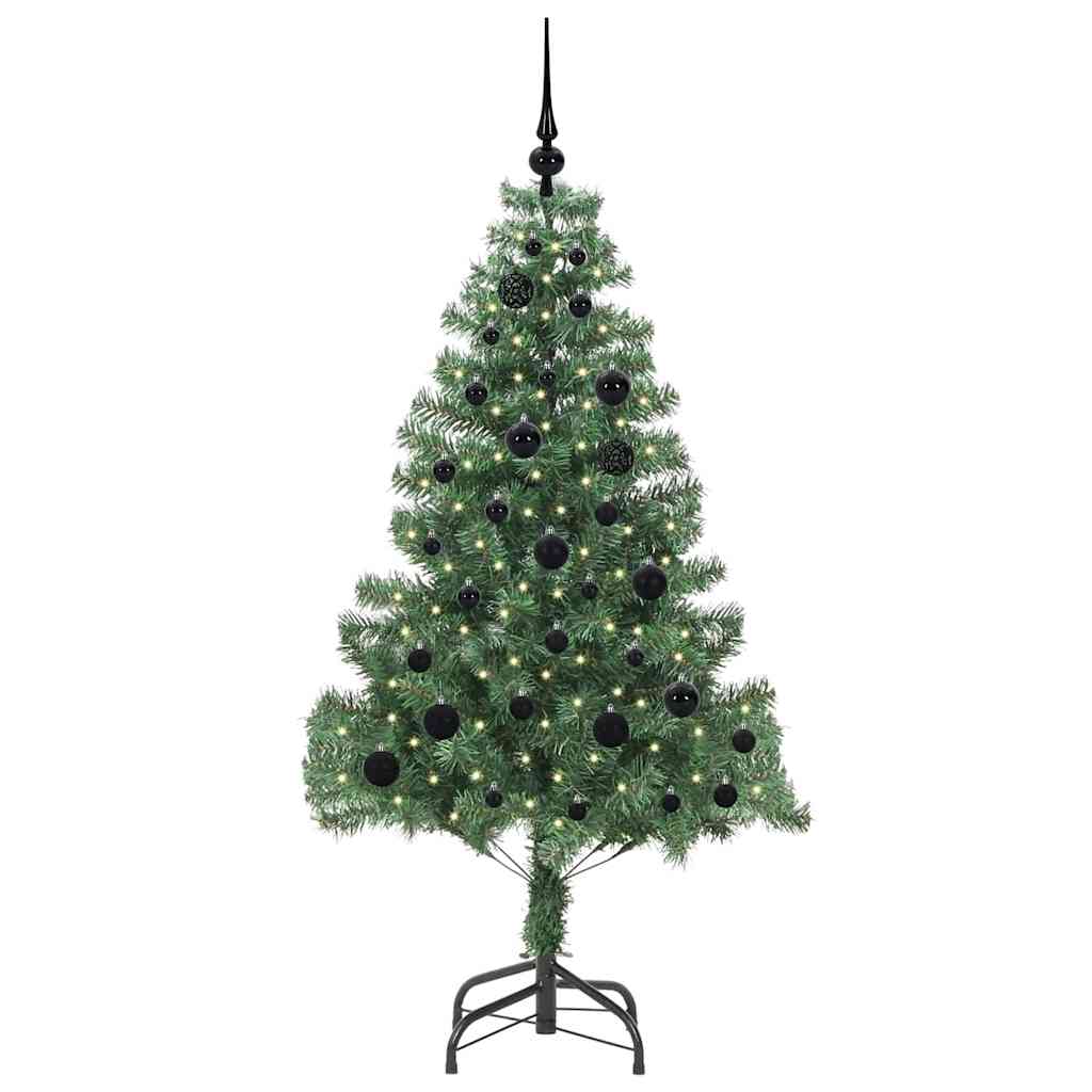 Sapin de Noël avec 150 LED avec support Vert 150 cm PVC - XIOS