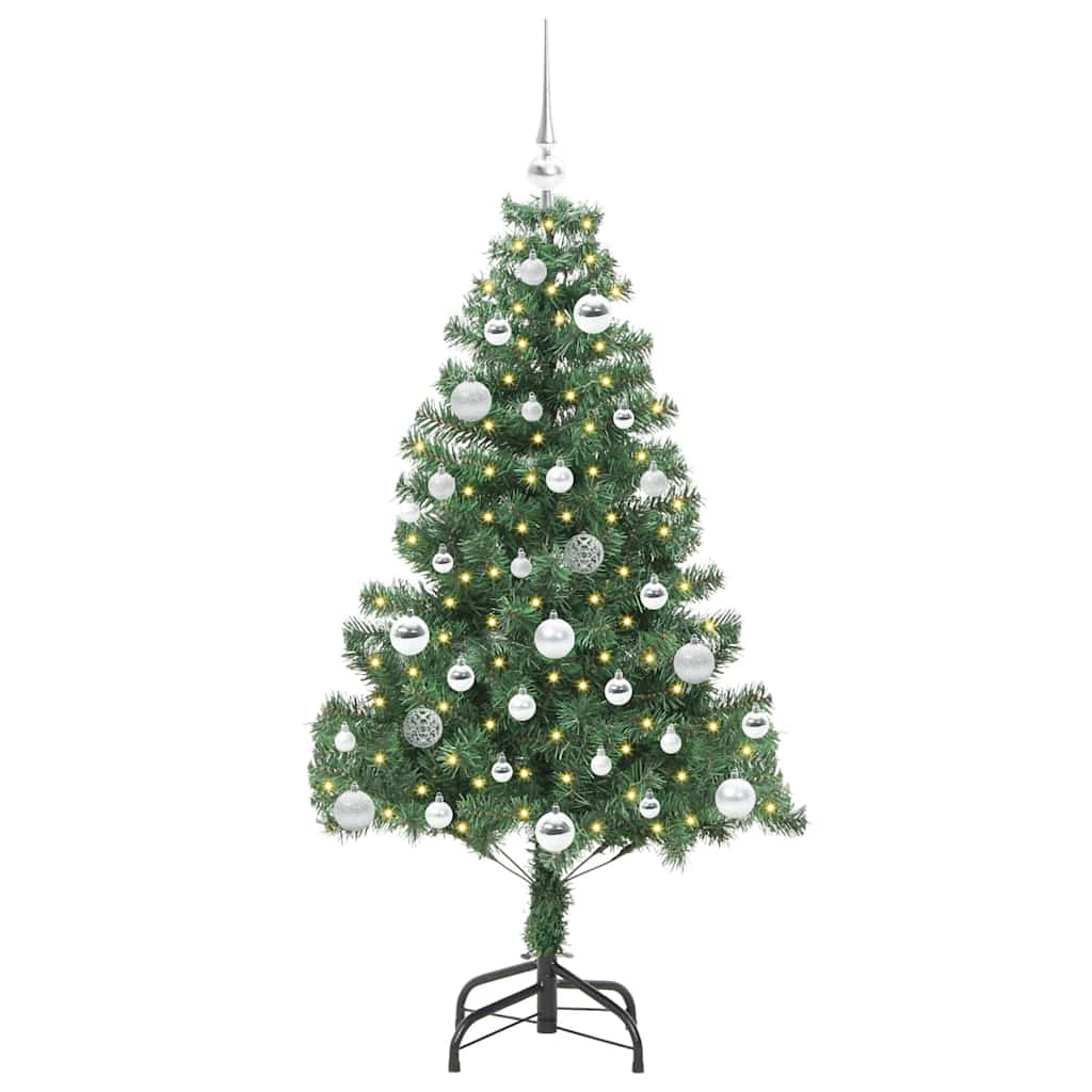 Sapin de Noël avec 150 LED avec support Vert 150 cm PVC - XIOS