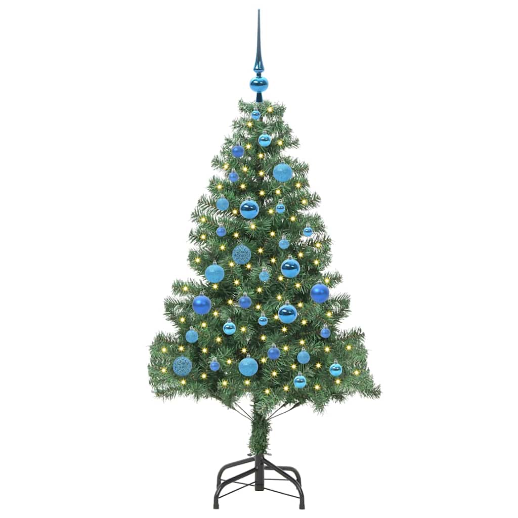 Sapin de Noël avec 150 LED avec support Vert 150 cm PVC - XIOS