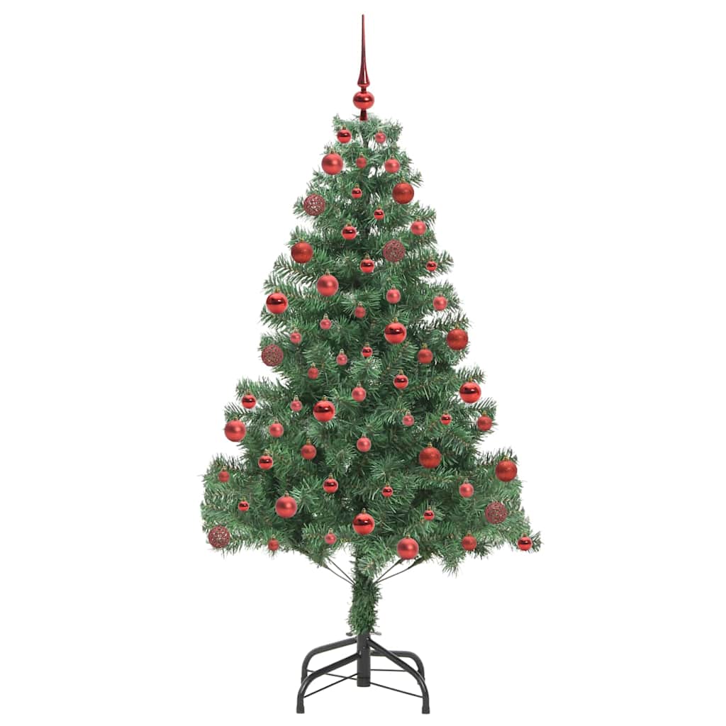 Sapin de Noël avec 300 LED avec support Vert 180 cm PVC - XIOS