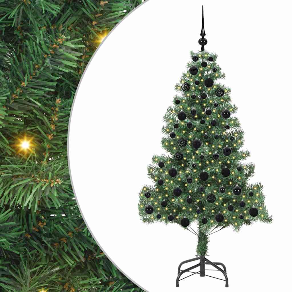 Sapin de Noël avec 300 LED avec support Vert 180 cm PVC - XIOS