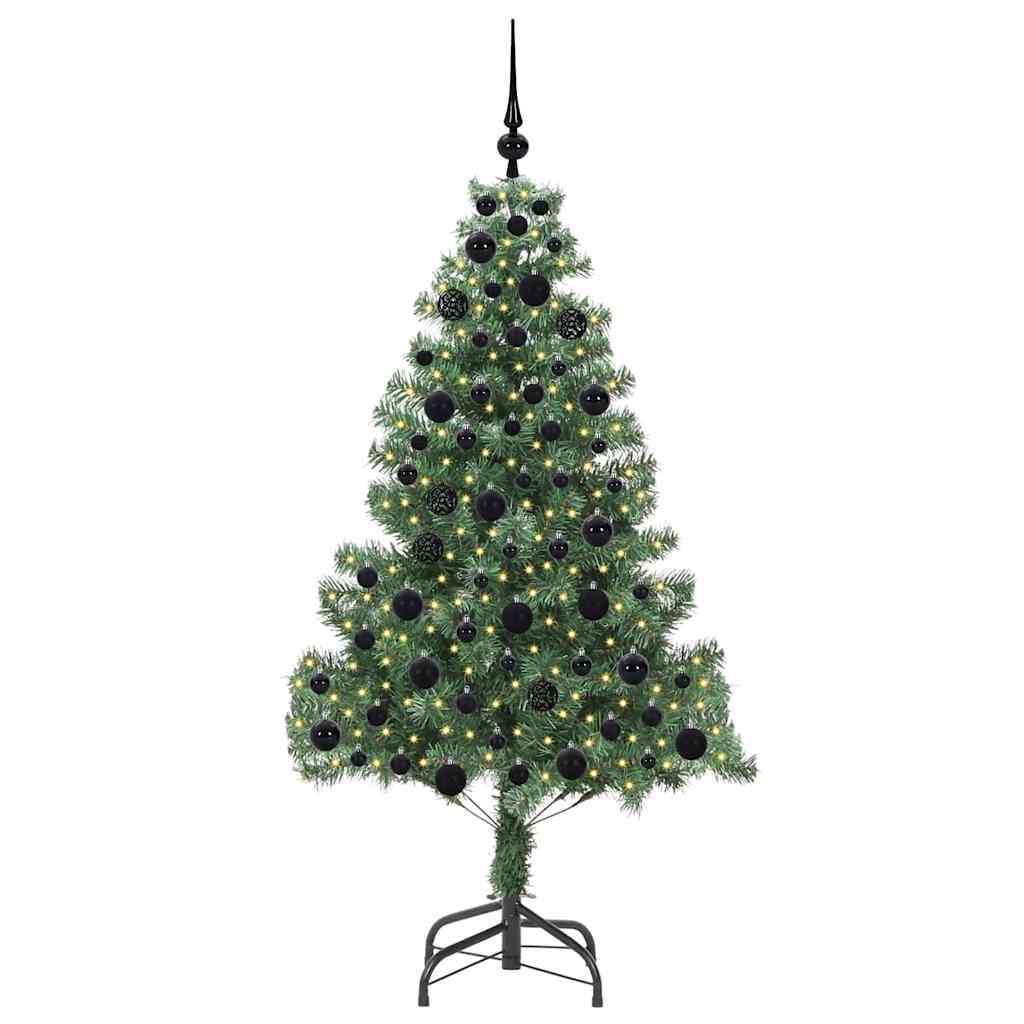 Sapin de Noël avec 300 LED avec support Vert 180 cm PVC - XIOS