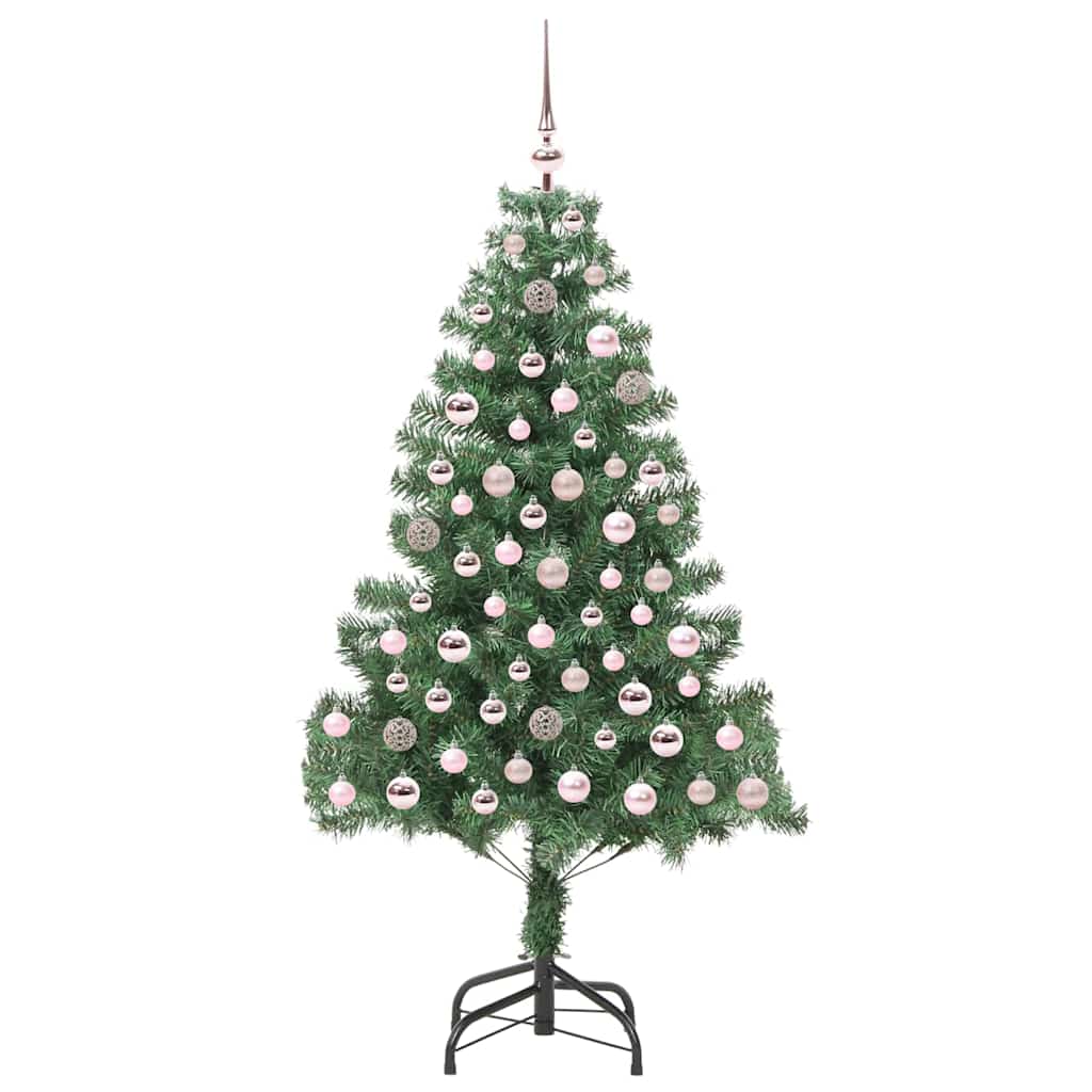 Sapin de Noël avec 300 LED avec support Vert 180 cm PVC - XIOS