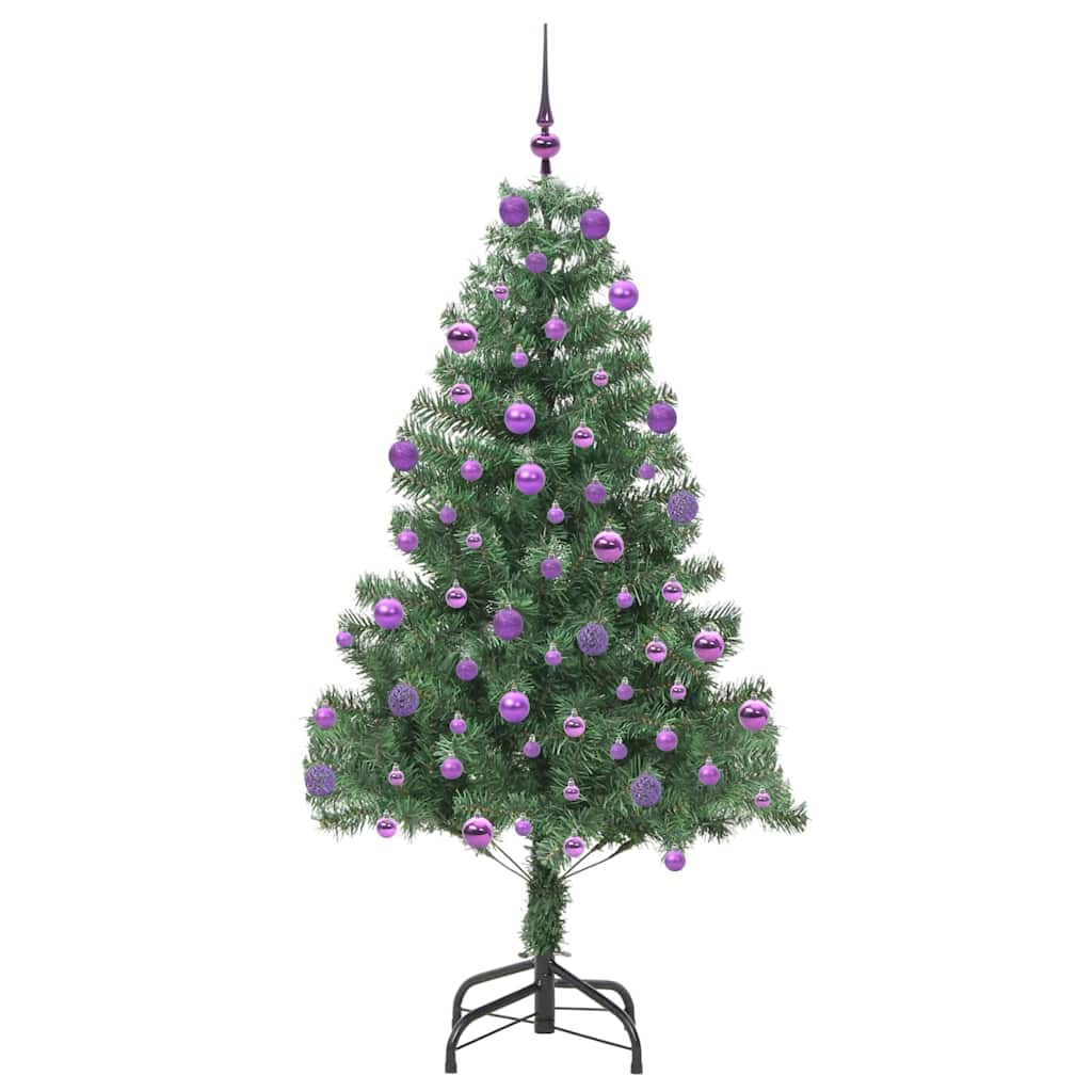 Sapin de Noël avec 300 LED avec support Vert 210 cm PVC - XIOS