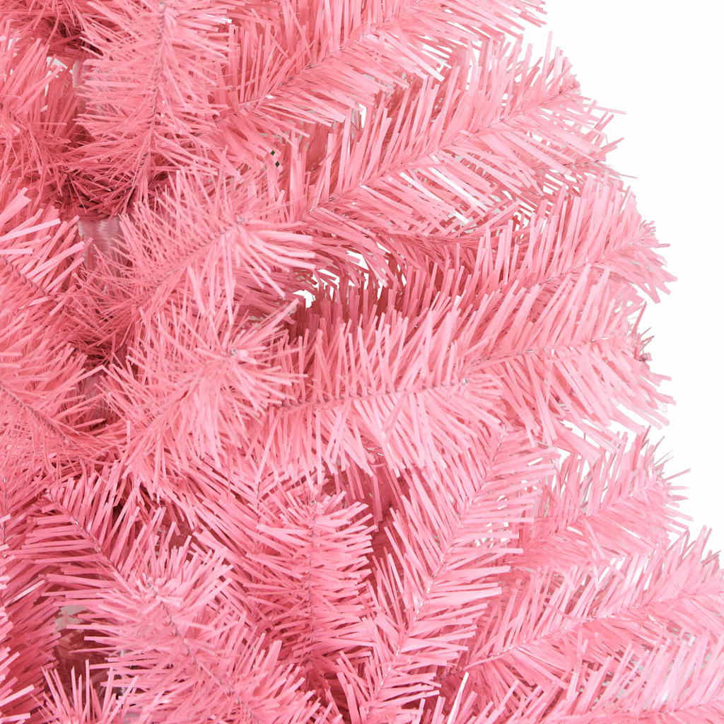Sapin de Noël avec 150 LED avec support Rose 120 cm PVC - XIOS