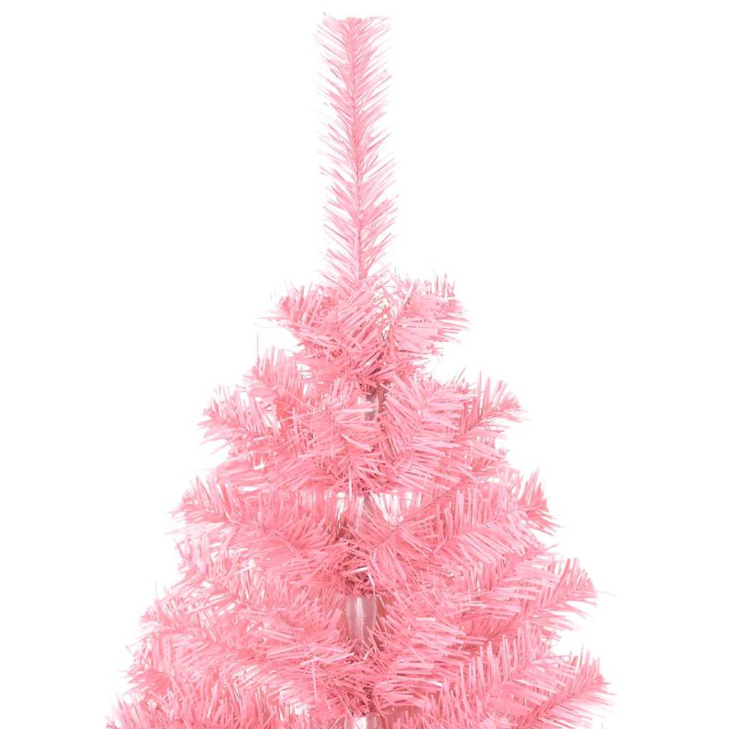 Sapin de Noël avec 150 LED avec support Rose 120 cm PVC - XIOS