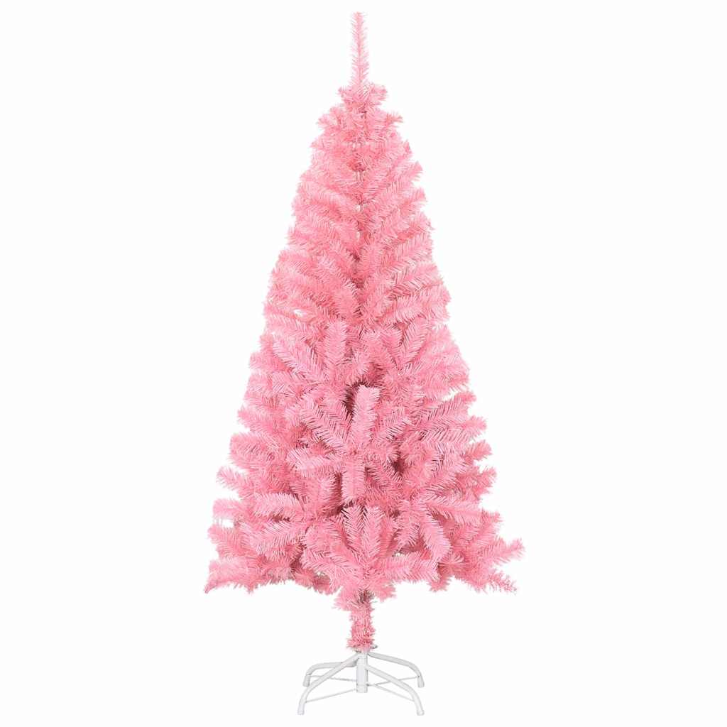 Sapin de Noël avec 150 LED avec support Rose 120 cm PVC - XIOS