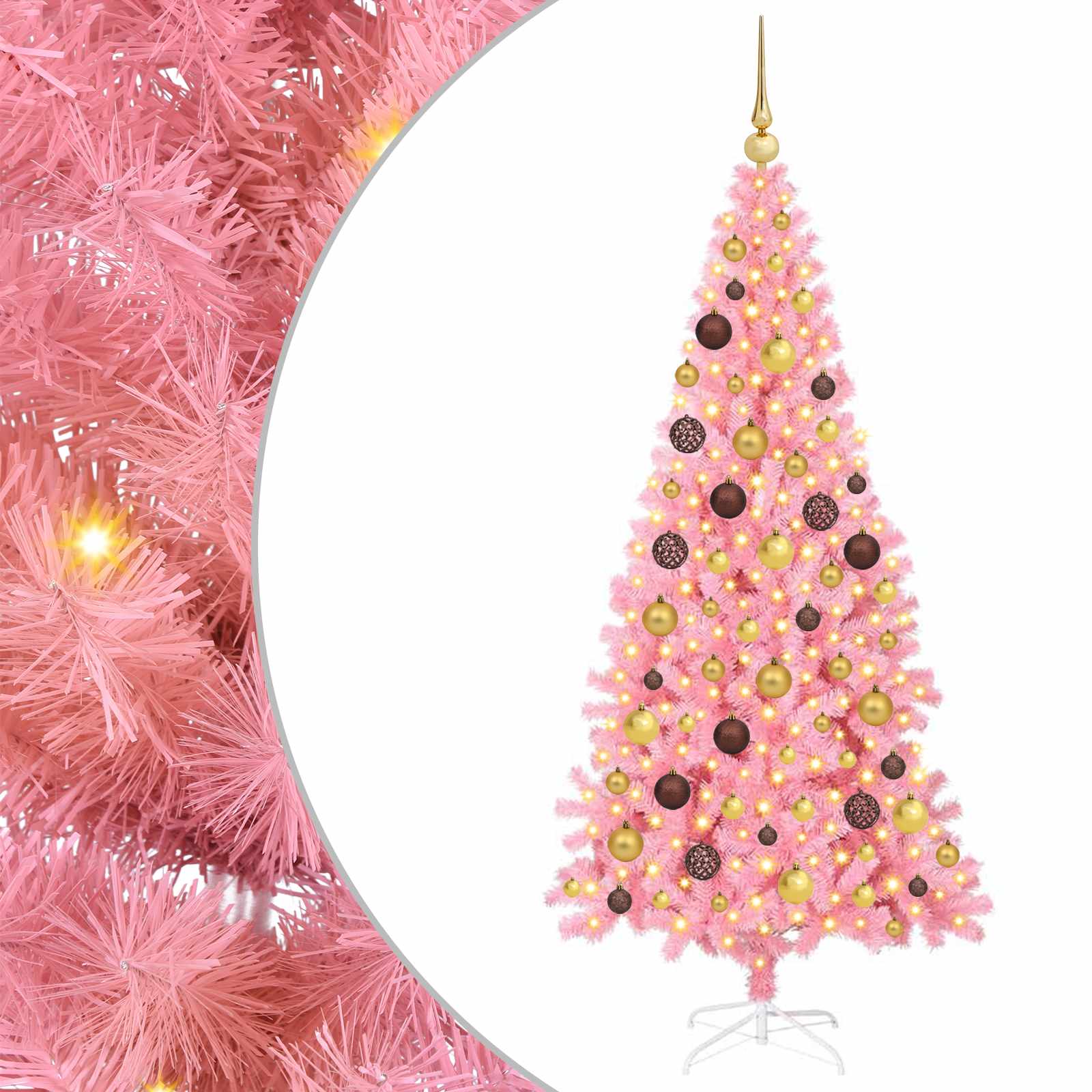 Sapin de Noël Rose 180 cm PVC - XIOS