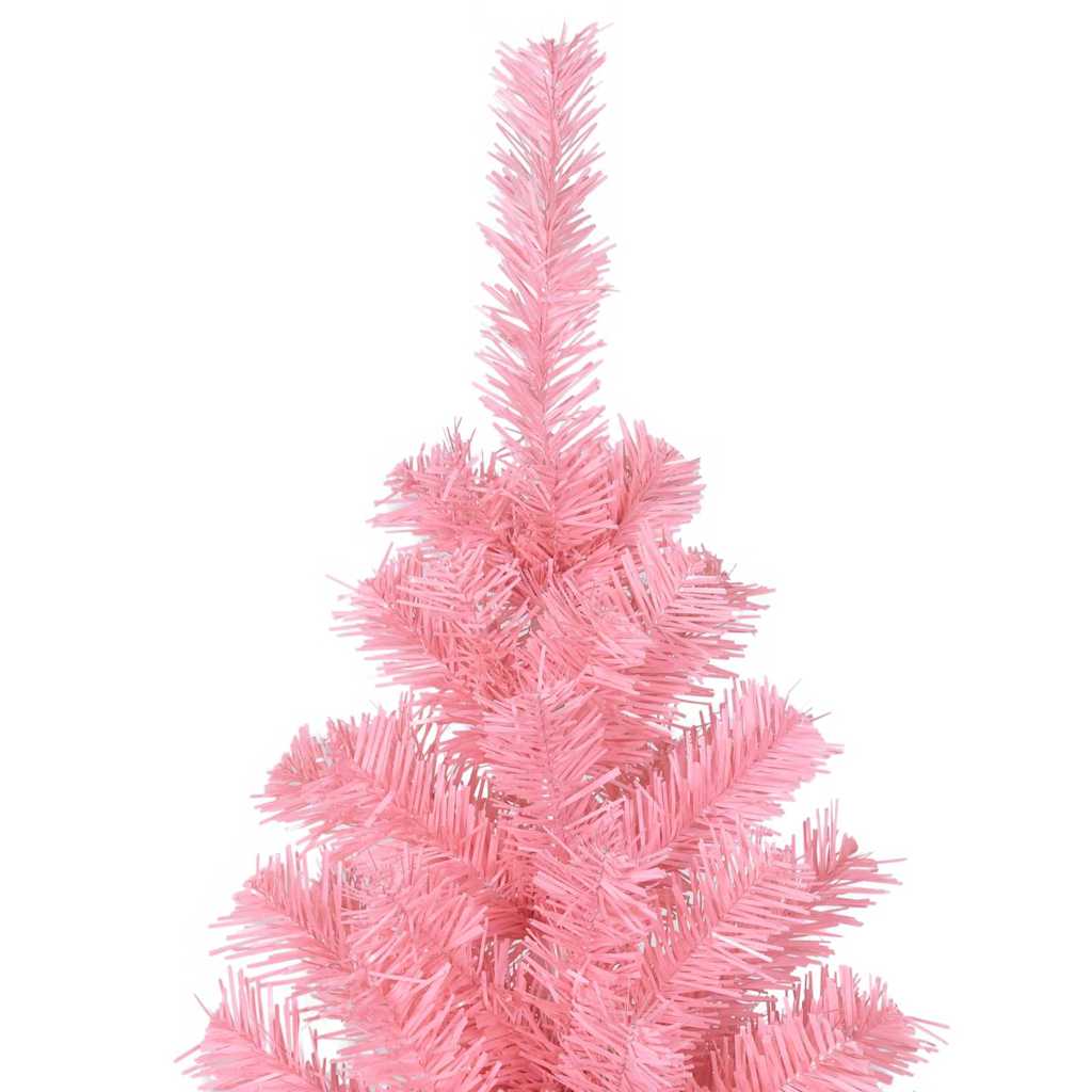 Sapin de Noël avec 300 LED avec support Rose 210 cm PVC - XIOS