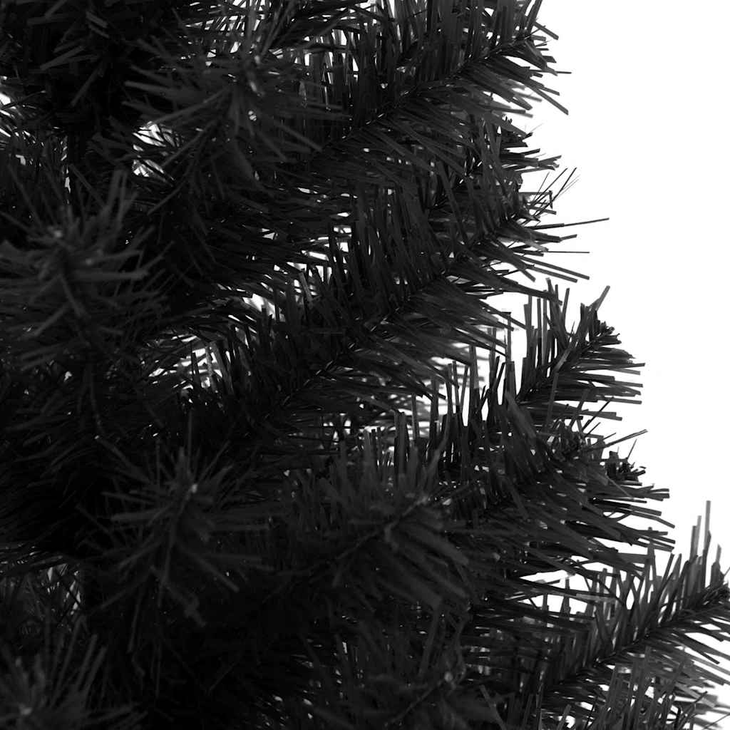 Sapin de Noël avec 150 LED avec support Noir 120 cm PVC - XIOS