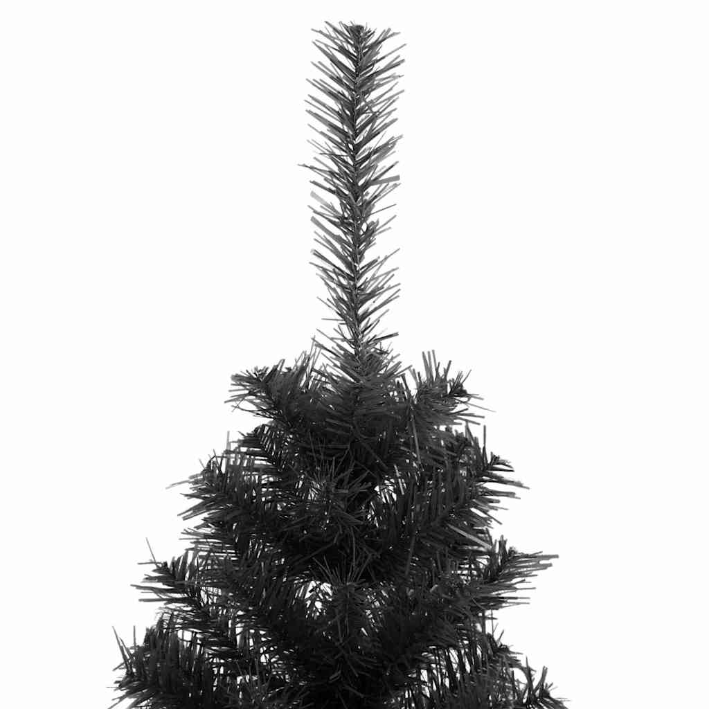 Sapin de Noël avec 150 LED avec support Noir 120 cm PVC - XIOS
