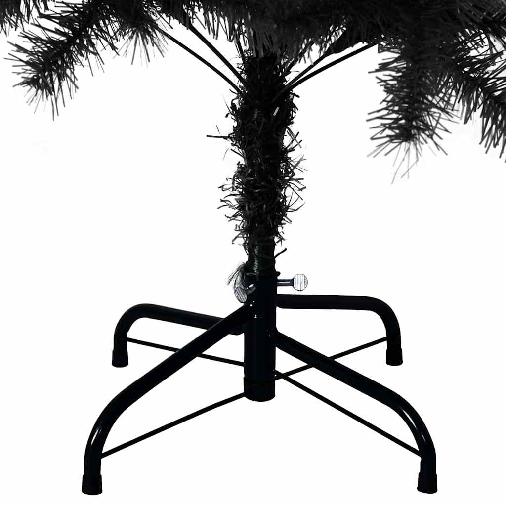Sapin de Noël avec 150 LED avec support Noir 150 cm PVC - XIOS