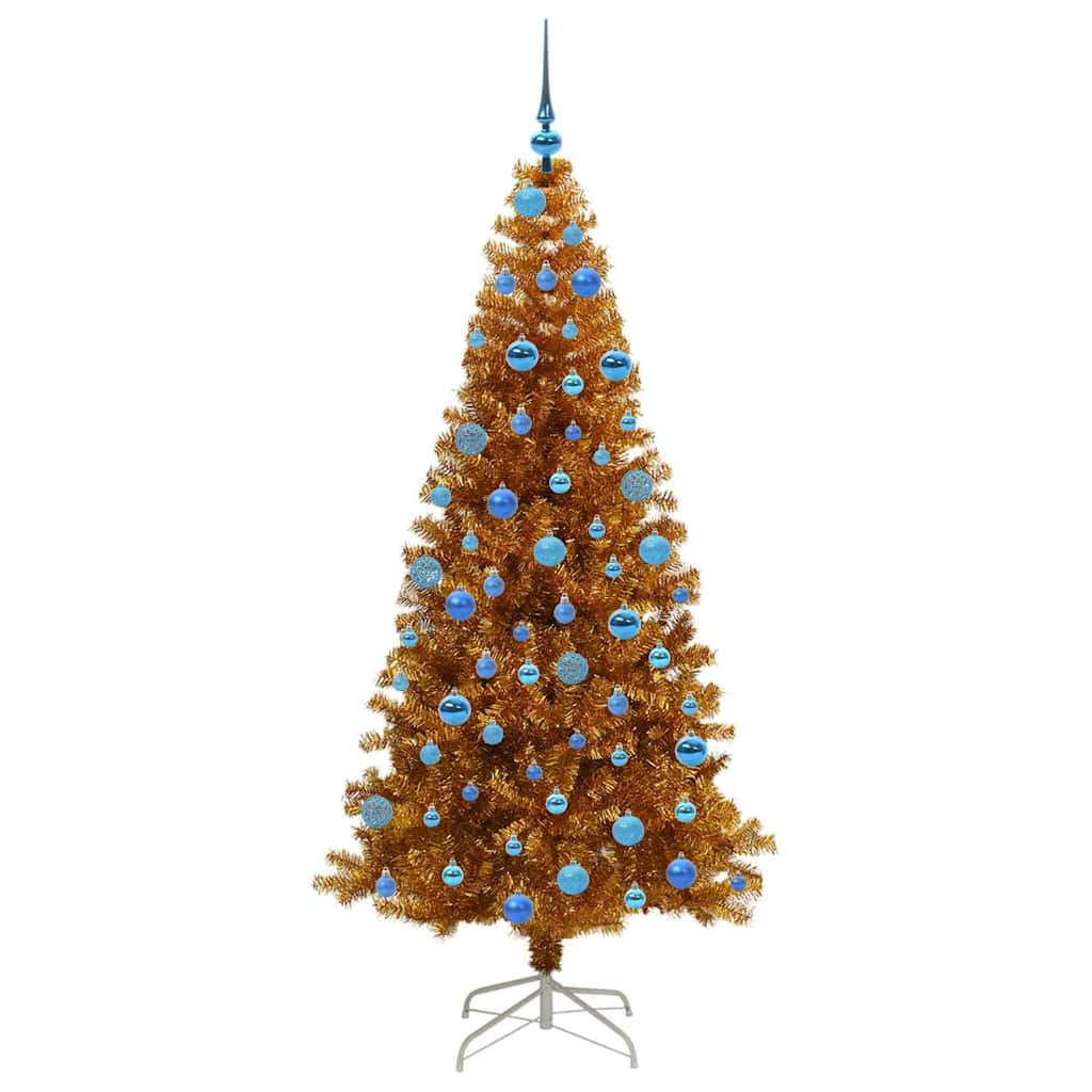 Sapin de Noël avec 300 LED avec support Doré 180 cm PET - XIOS