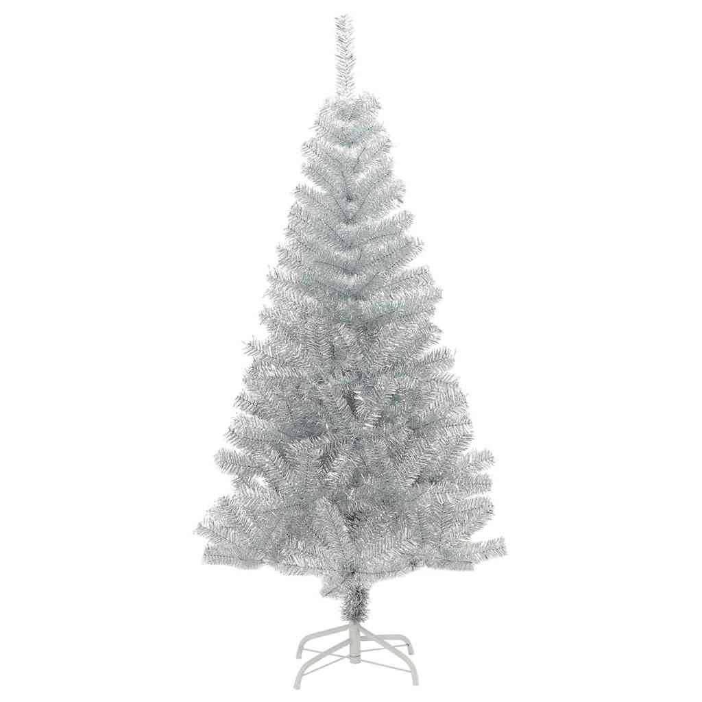 Sapin de Noël avec 150 LED avec support Argent 150 cm PET - XIOS