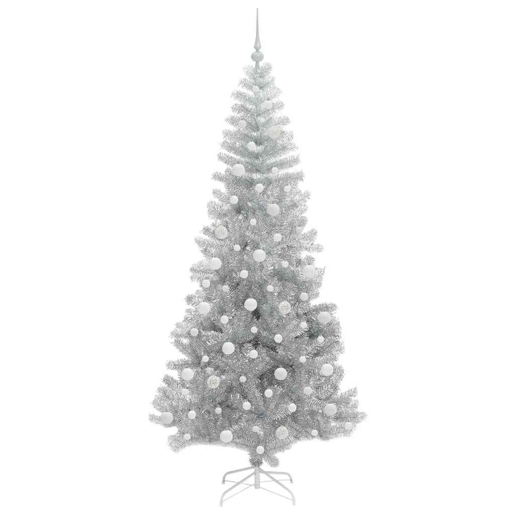 Sapin de Noël avec 300 LED avec support Argent 210 cm PET - XIOS