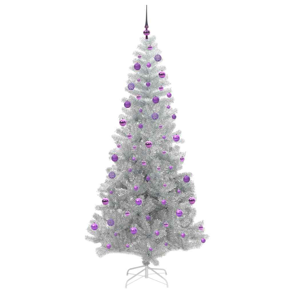 Sapin de Noël avec 300 LED avec support Argent 210 cm PET - XIOS