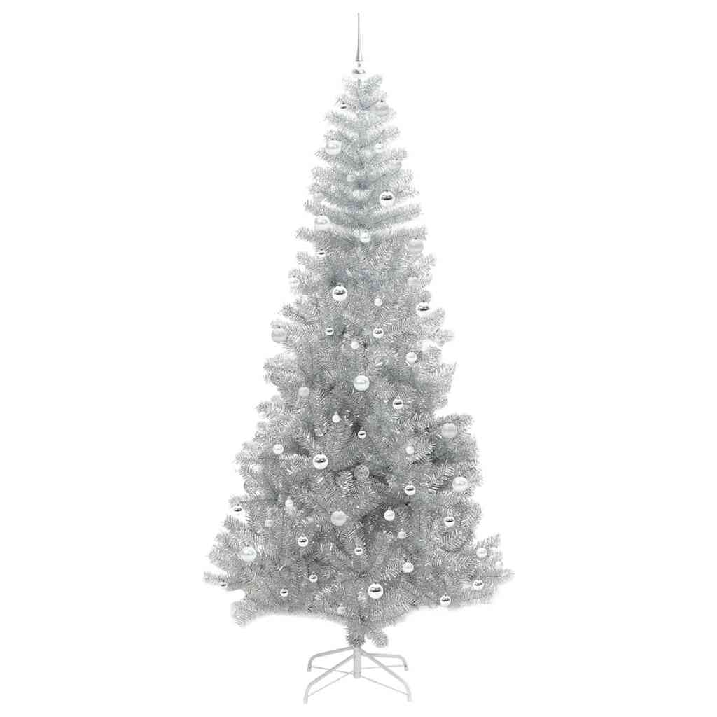 Sapin de Noël avec 300 LED avec support Argent 240 cm PET - XIOS