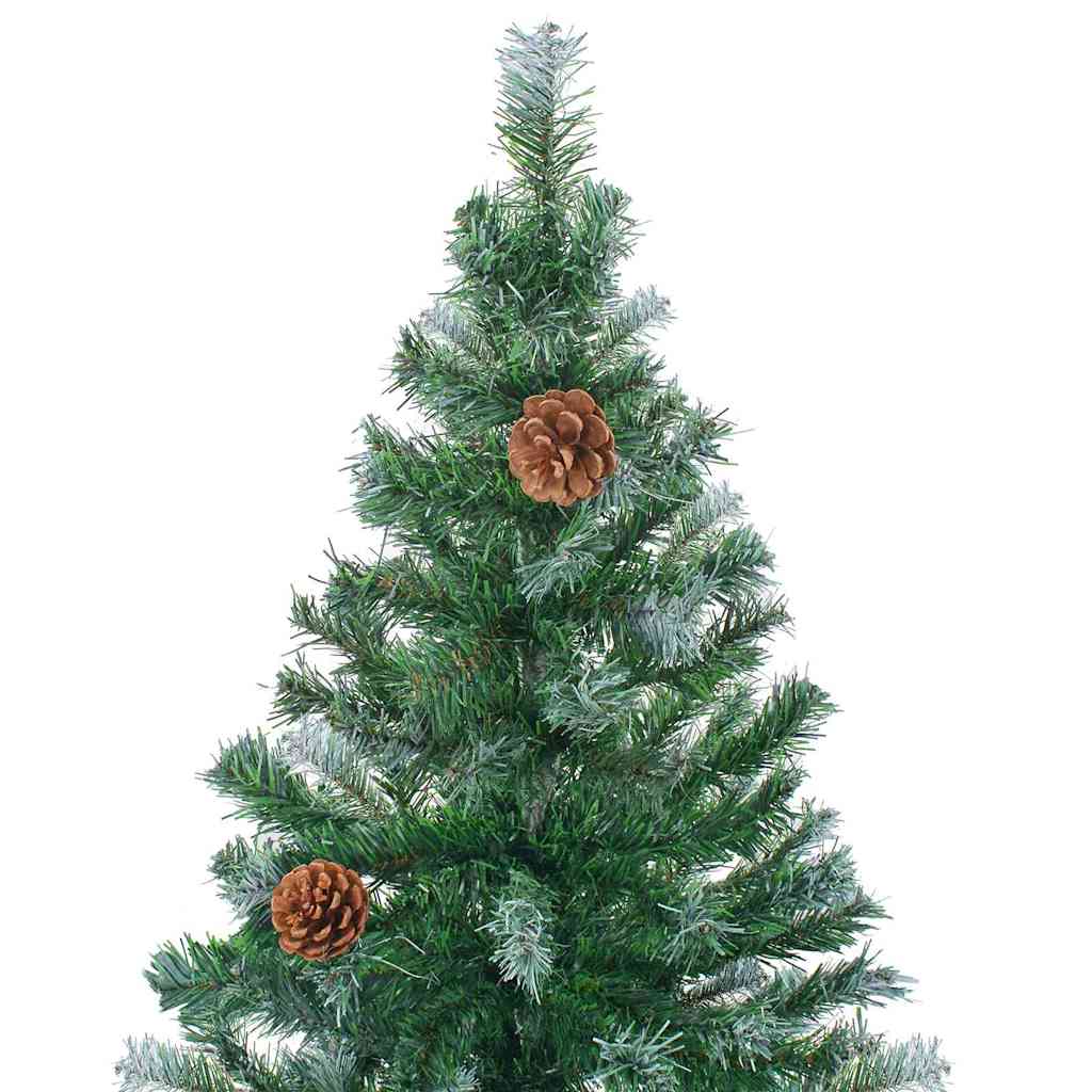 Sapin de Noël artificiel avec 150 LED Vert 150 cm PVC et Acier - XIOS