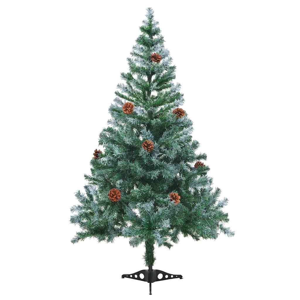 Sapin de Noël artificiel avec 150 LED Vert 150 cm PVC et Acier - XIOS