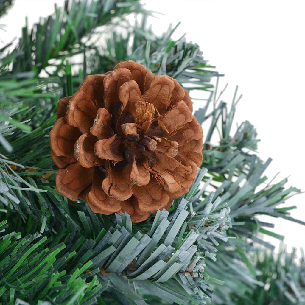 Sapin de Noël artificiel avec 300 LED Vert 180 cm PVC et Acier - XIOS