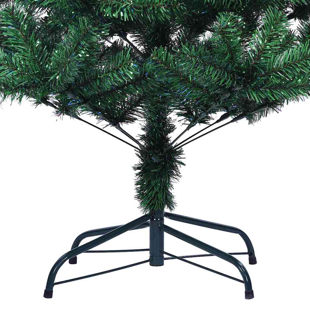Sapin de Noël artificiel pré-éclairé Vert 150 cm PVC et métal - XIOS