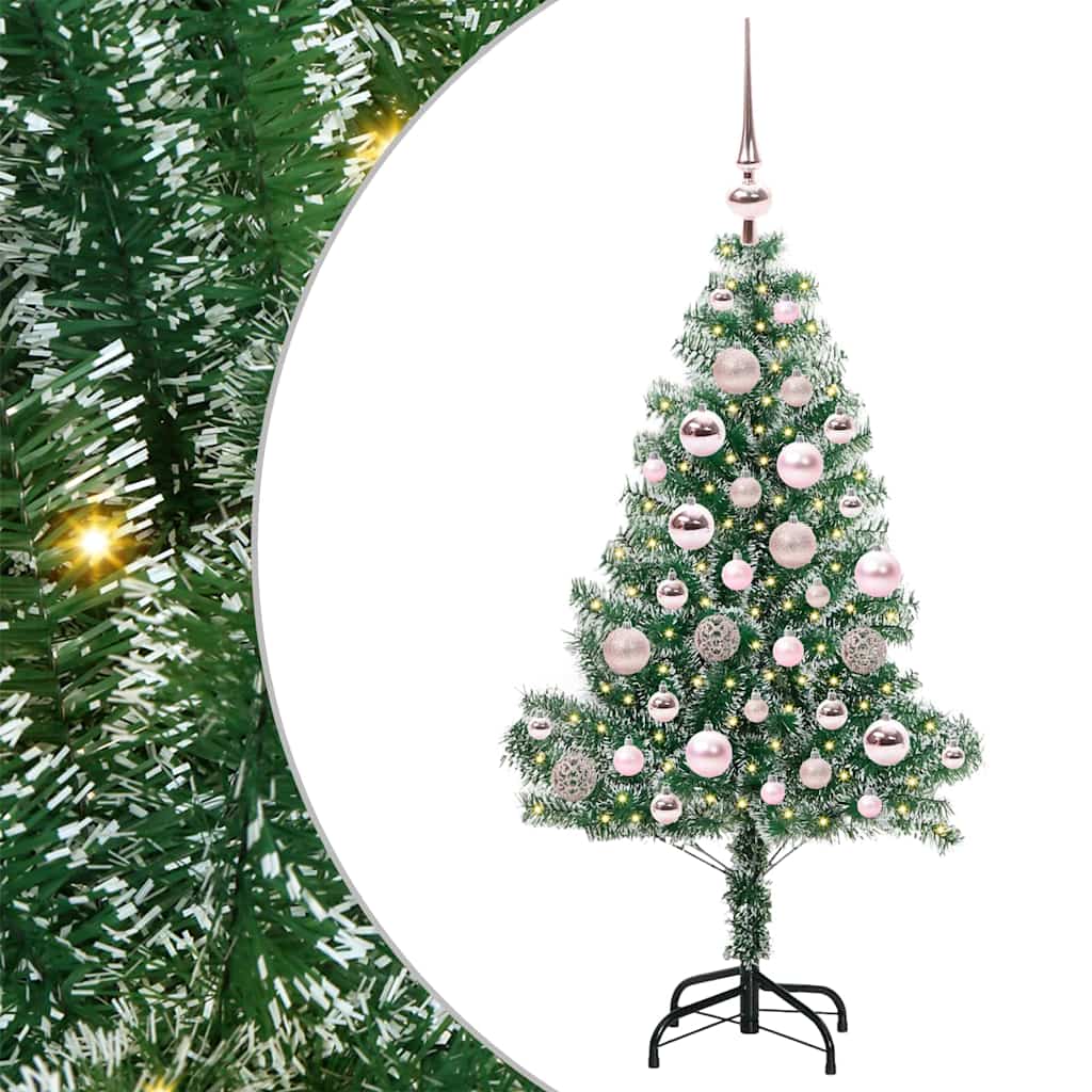 Arbre de Noël artificiel floconné de neige avec lumière LED - XIOS