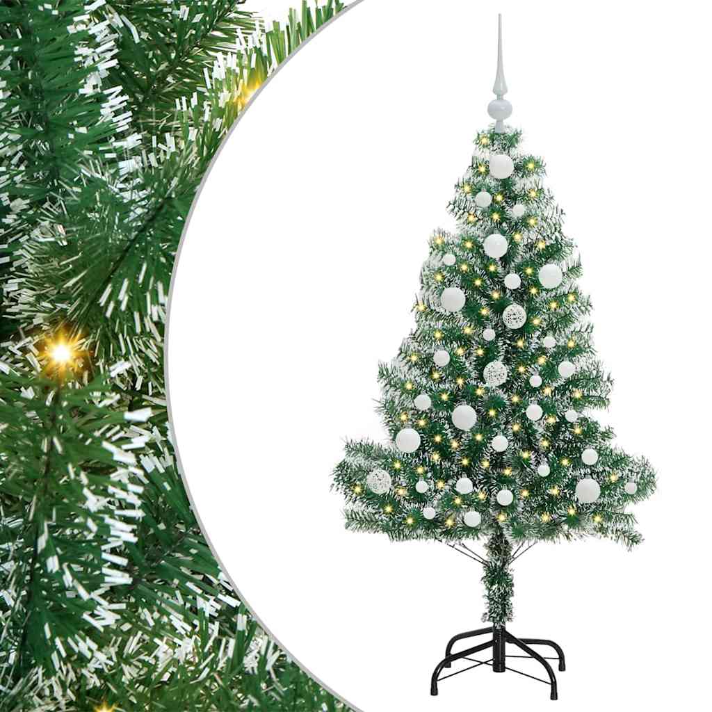 Arbre de Noël artificiel floconné de neige avec lumière LED - XIOS