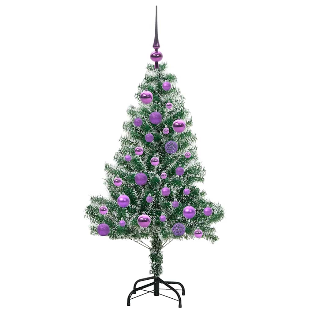 Arbre de Noël artificiel floconné de neige avec lumière LED - XIOS