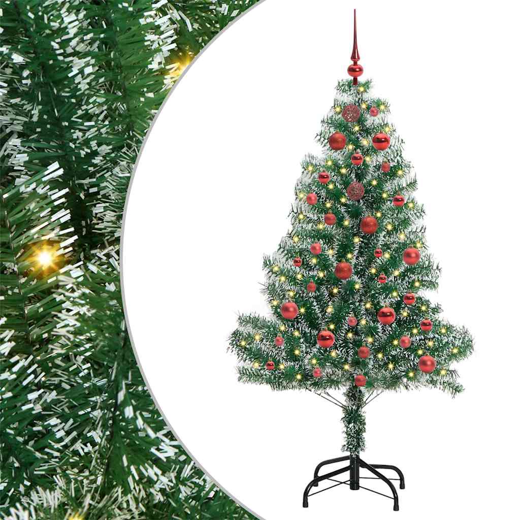 Arbre de Noël artificiel floconné de neige avec lumière LED - XIOS
