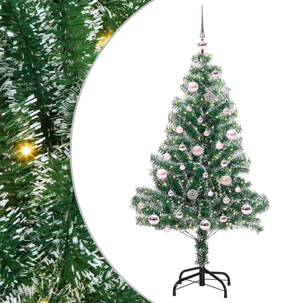 Arbre de Noël artificiel floconné de neige avec lumière LED - XIOS