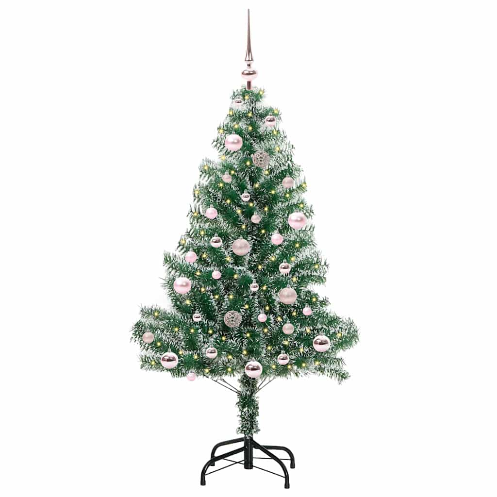 Arbre de Noël artificiel floconné de neige avec lumière LED - XIOS