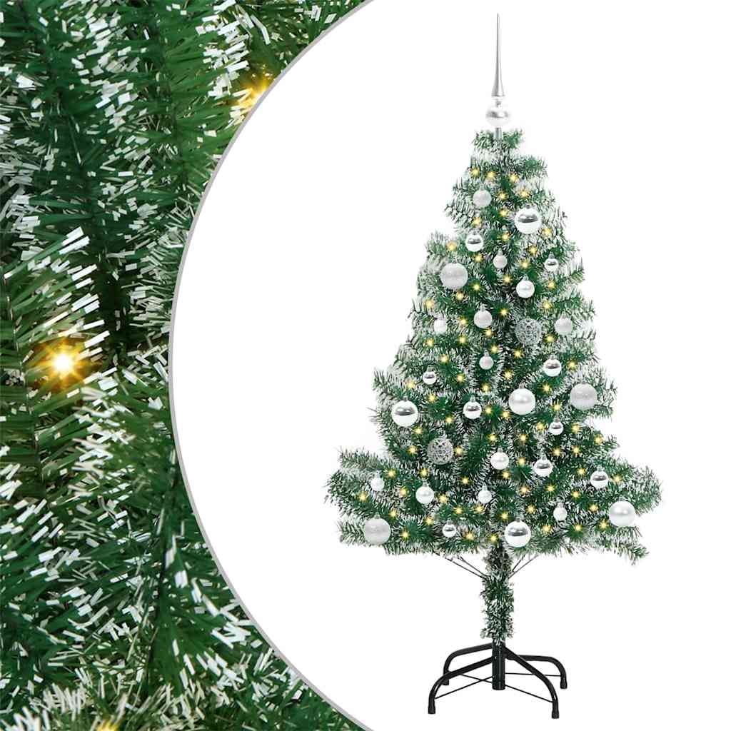 Arbre de Noël artificiel floconné de neige avec lumière LED - XIOS