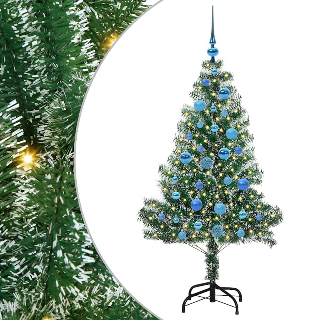 Arbre de Noël artificiel floconné de neige avec lumière LED - XIOS