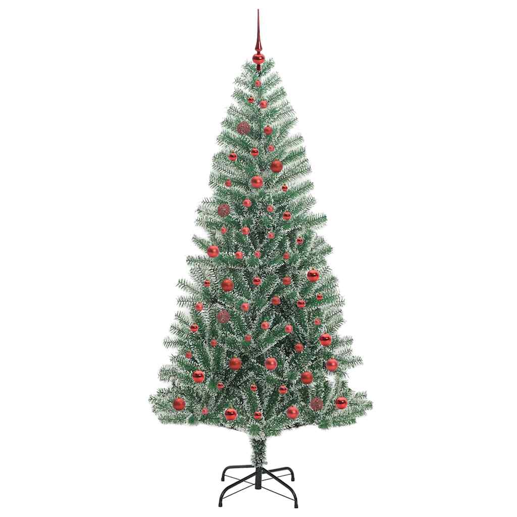 Arbre de Noël artificiel floconné de neige avec lumière LED - XIOS