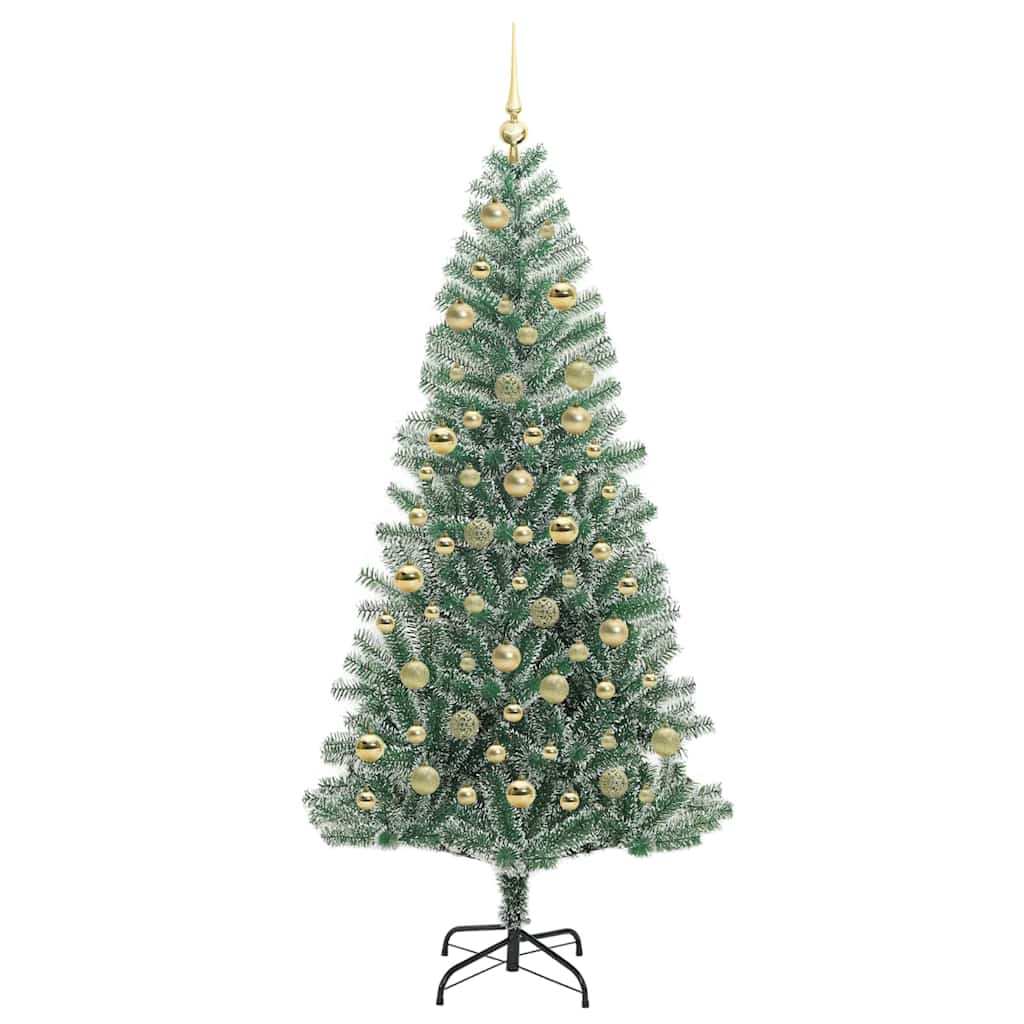 Arbre de Noël artificiel floconné de neige avec lumière LED - XIOS