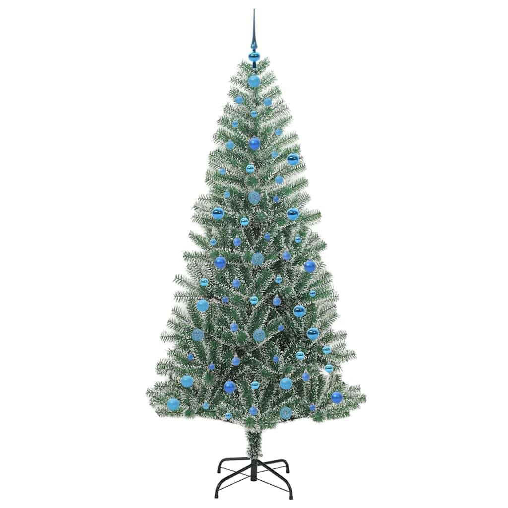 Arbre de Noël artificiel floconné de neige avec lumière LED - XIOS
