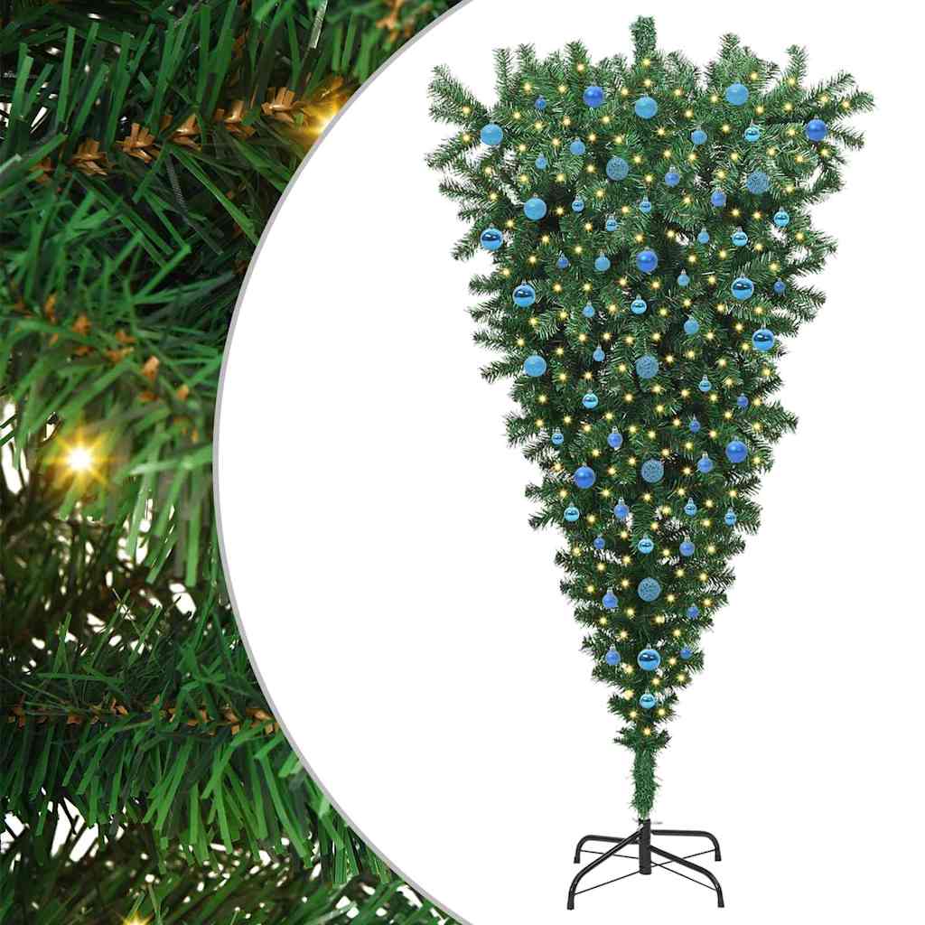Arbre de Noël artificiel pré-éclairé à l'envers avec ensemble de boules - XIOS