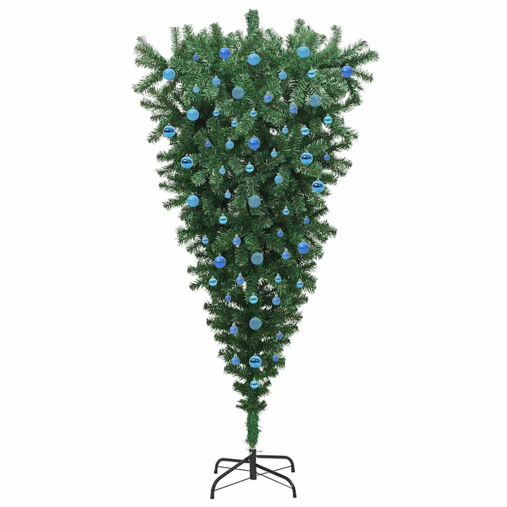 Arbre de Noël artificiel pré-éclairé à l'envers avec ensemble de boules - XIOS