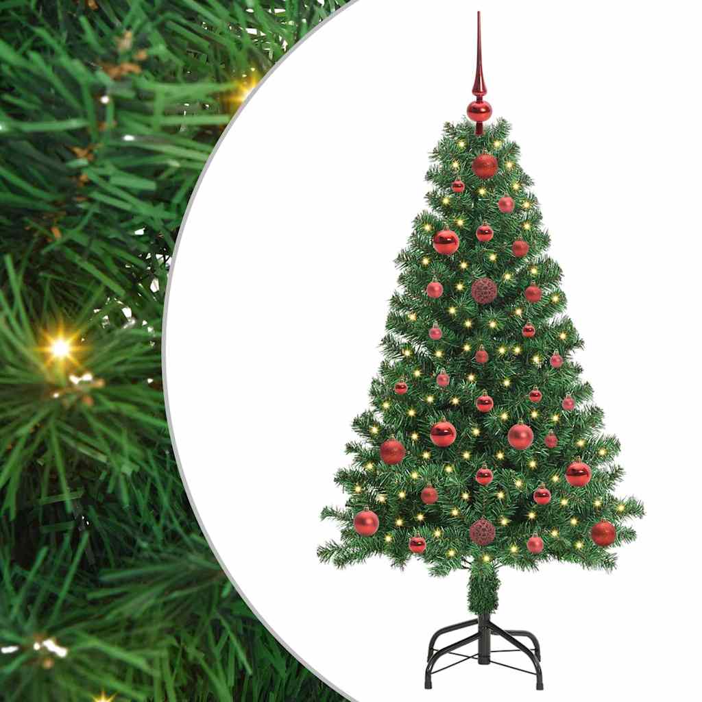 Sapin de Noël artificiel Vert 120 cm PVC, Acier et Plastique - XIOS