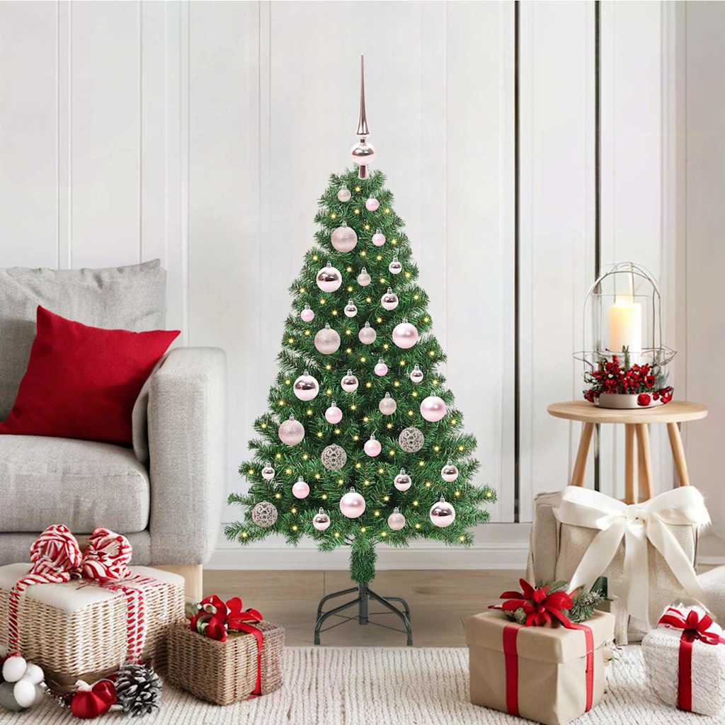Sapin de Noël artificiel Vert 120 cm PVC, Acier et Plastique - XIOS