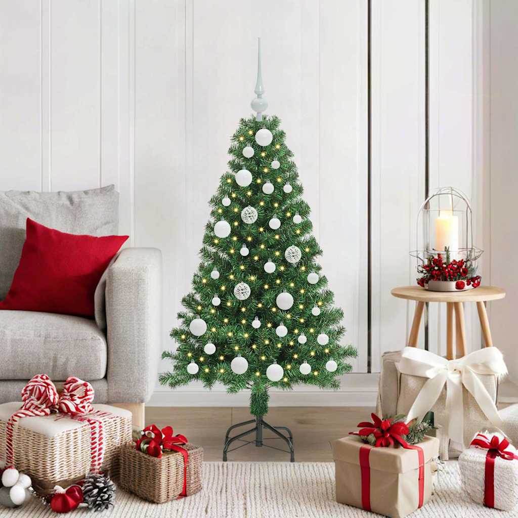 Sapin de Noël artificiel Vert 120 cm PVC, Acier et Plastique - XIOS